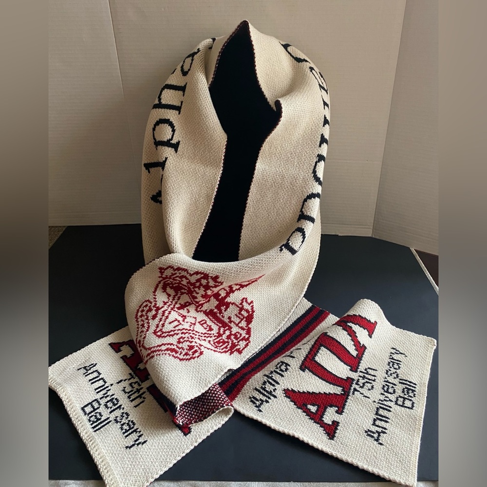 Alpha Pi Lambda Scarf Fraternity 75 Anniversary B… - image 1